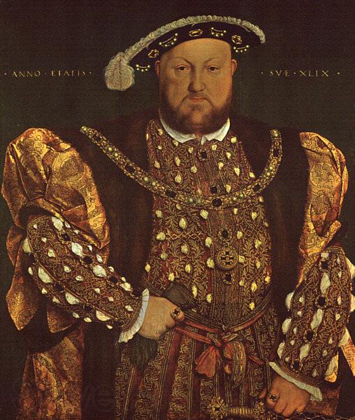 Hans Holbein Portrait of Henry VIII Spain oil painting art